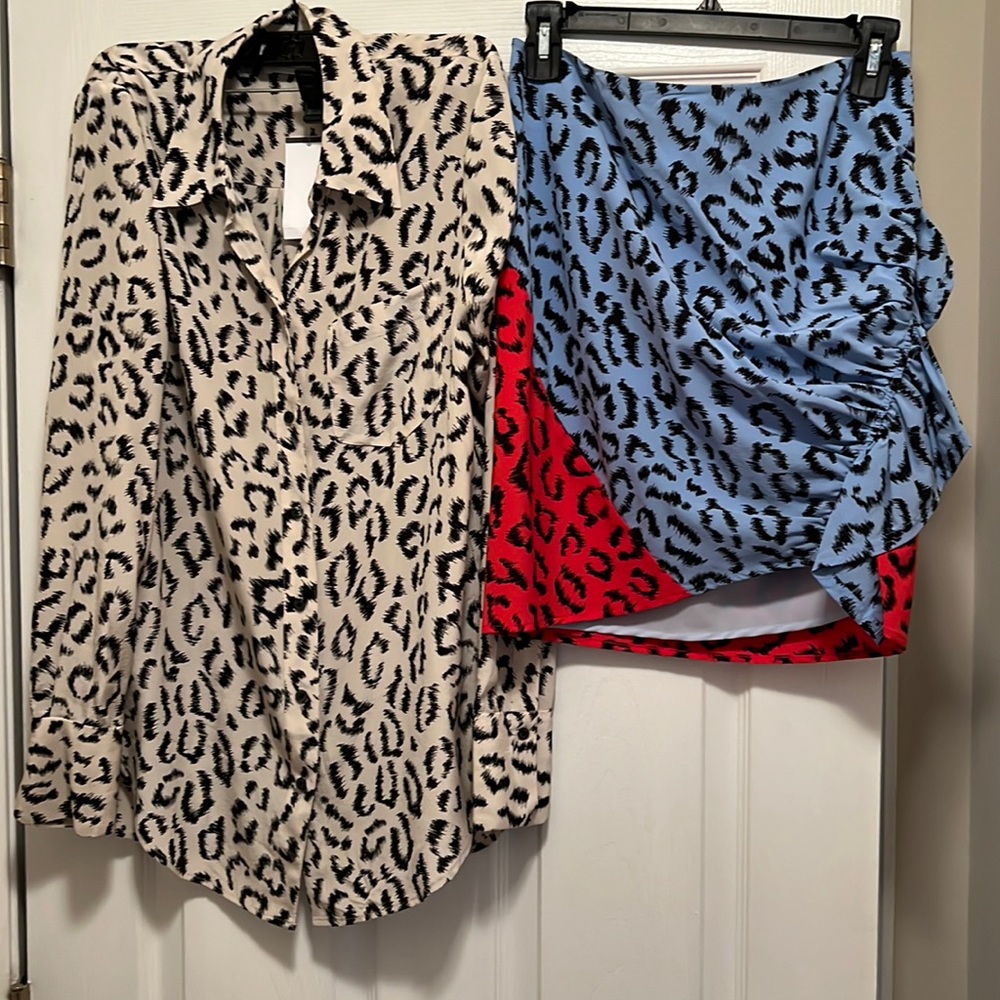 ALC Emerson blouse and skirt
